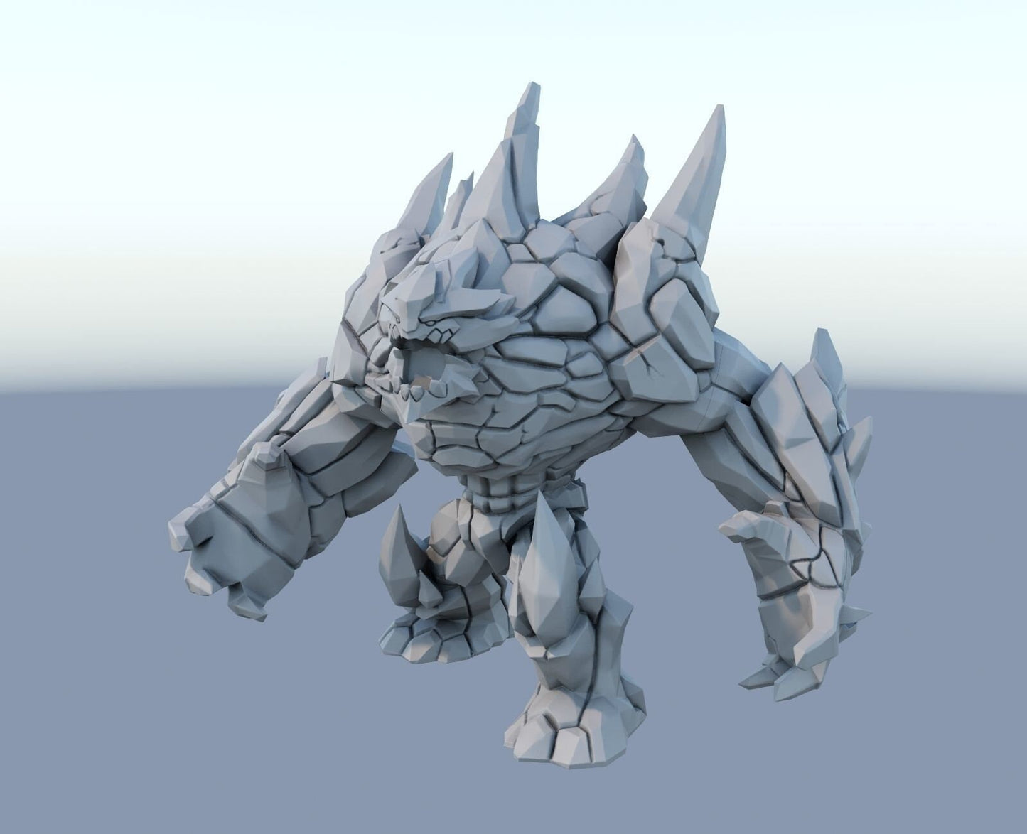 League of Legends  Malphite Figurine -  3D Printed Collectible for Your Gaming Heaven