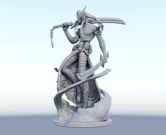 League of Legends  Yone Figurine -  3D Printed Collectible for Your Gaming Heaven
