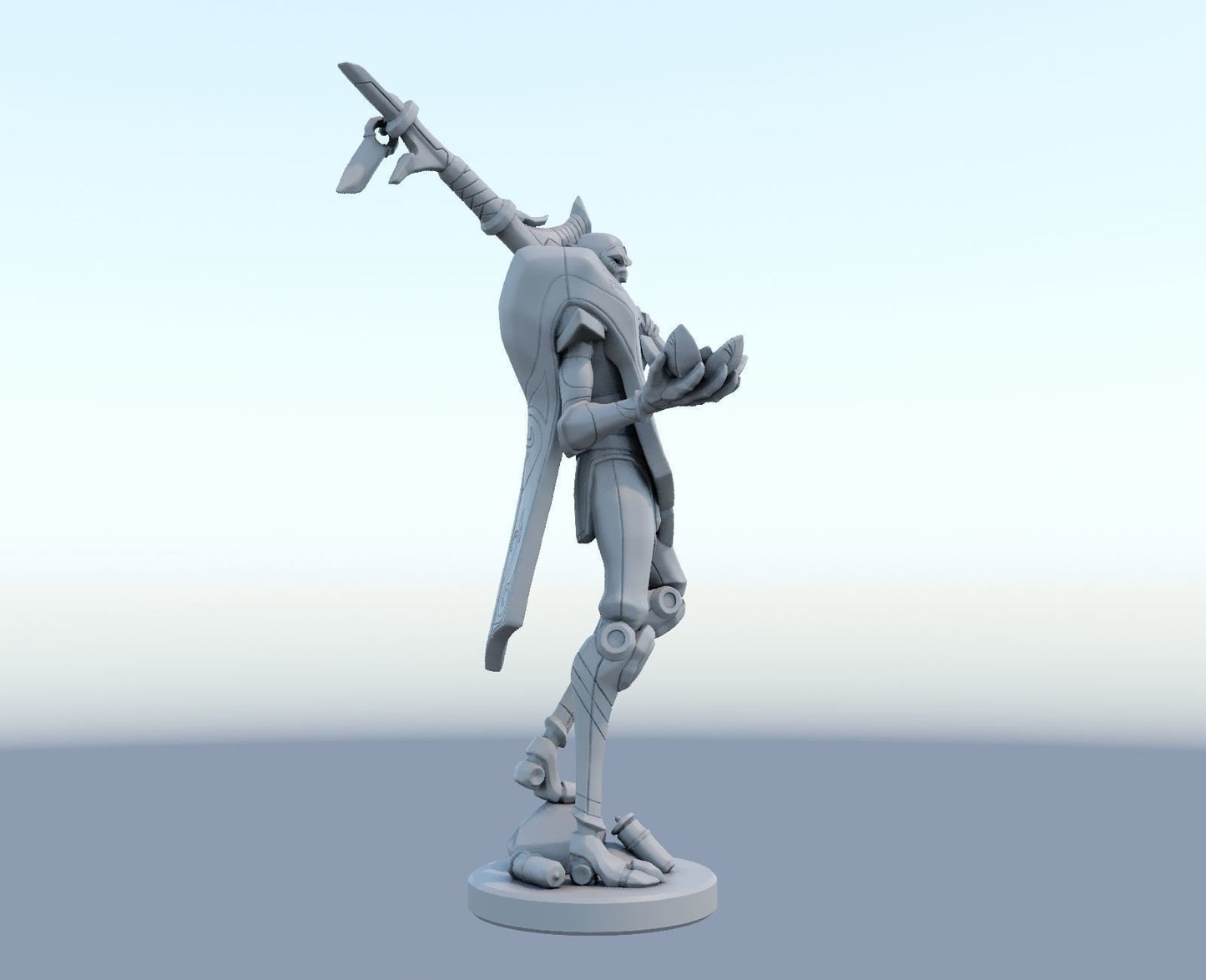 League of Legends Jhin Figurine -  3D Printed Collectible for Your Gaming Heaven