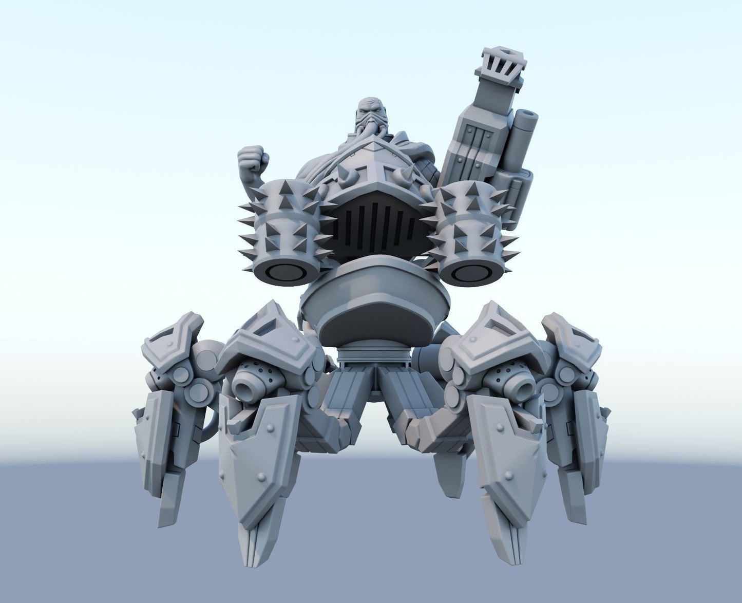 League of Legends  Urgot  Figurine -  3D Printed Collectible for Your Gaming Heaven