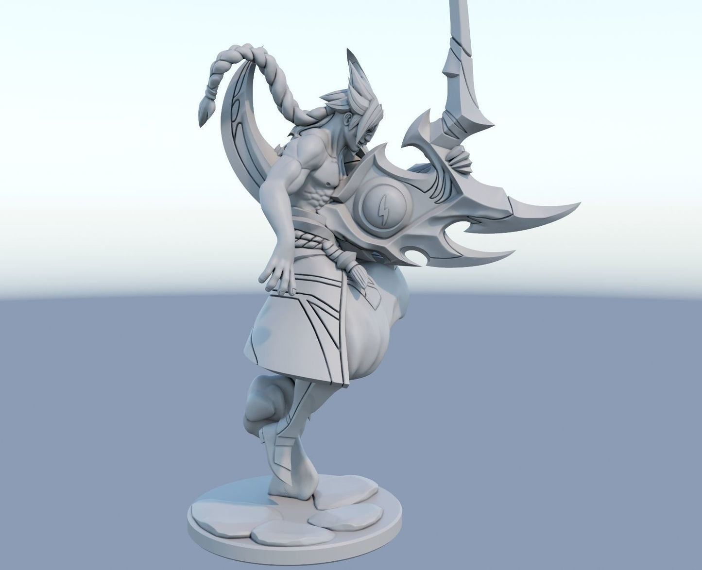 League of Legends  Kayn Figurine -  3D Printed Collectible for Your Gaming Heaven