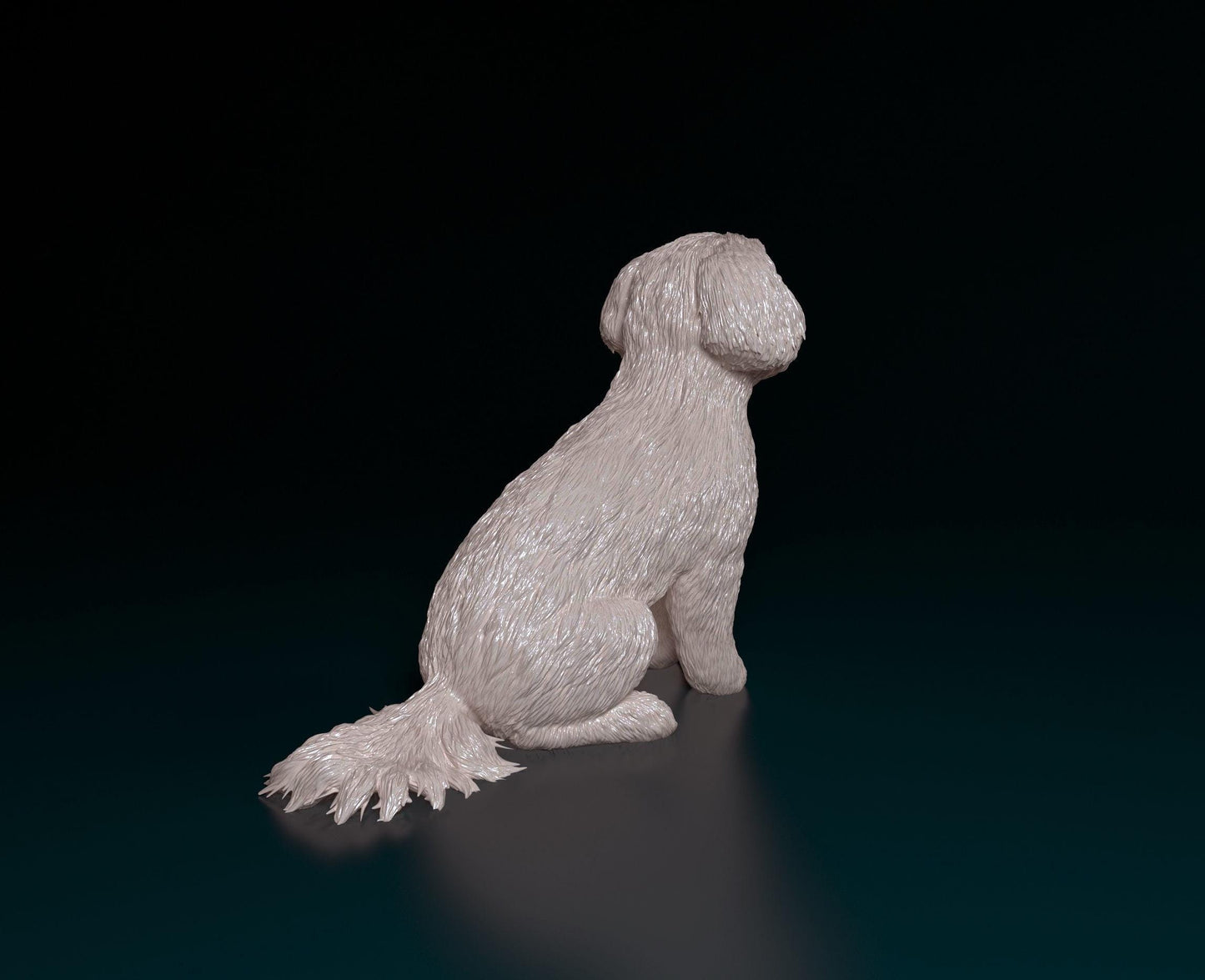 Maltese dog   Figurine - 3D Printed