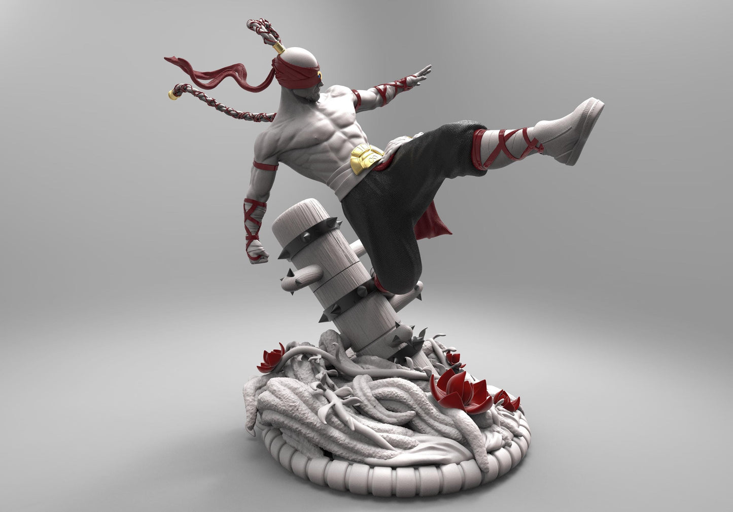League of Legends Lee Sin-Inspired 3D Printed Figurine – Dynamic Display Piece for Gamers & Collectors