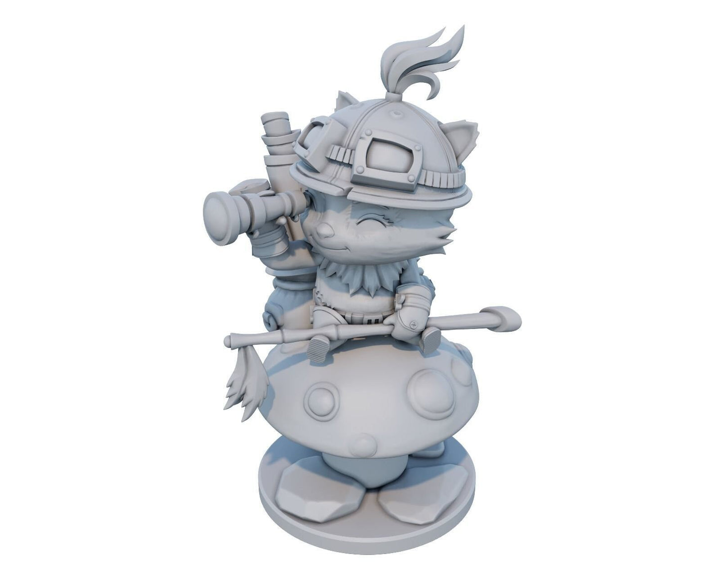League of Legends Teemo Figure | 3D Printed Chibi Model | Gaming Desk Decor | Gamer Gift | Collectible Statue