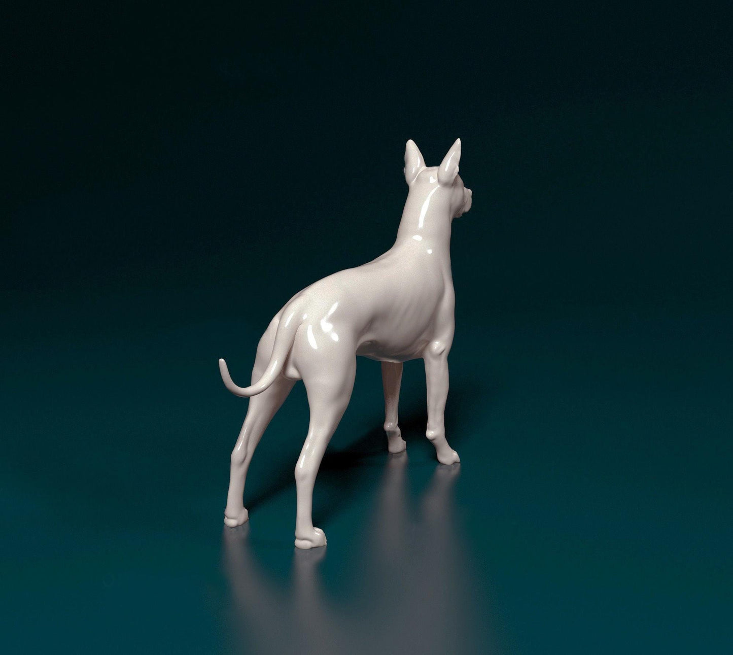 Xoloitzcuintle Dog Figurine | 3D Printed Mexican Hairless Statue | Xolo Sculpture | Unique Pet Memorial Gift | Aztec Dog Decor