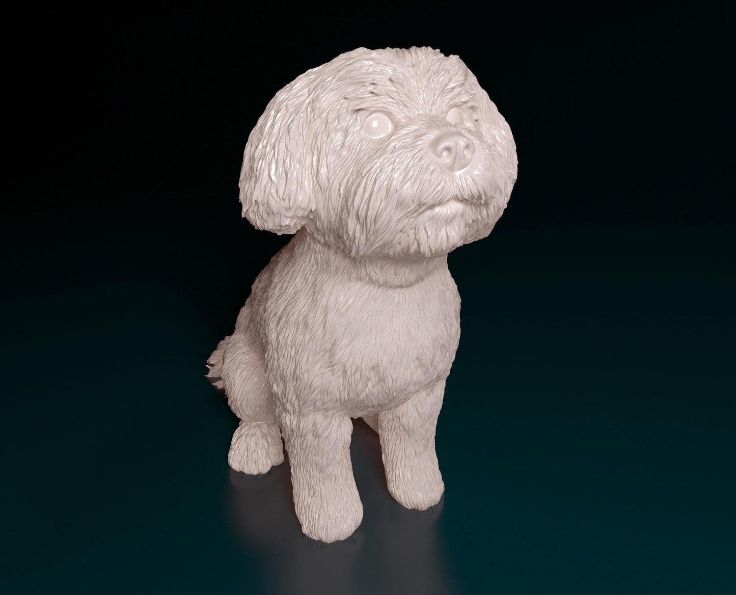 Maltese dog   Figurine - 3D Printed