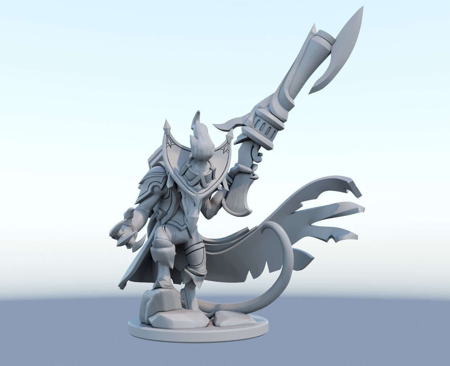 League of Legends  Twitch Hing noon Figurine -  3D Printed Collectible for Your Gaming Heaven