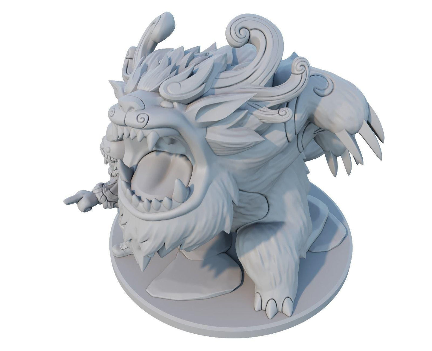 League of Legends Nunu and Willump Figure | 3D Printed Boy and Yeti Model | Gaming Desk Decor | Gamer Gift | Collectible Statue |