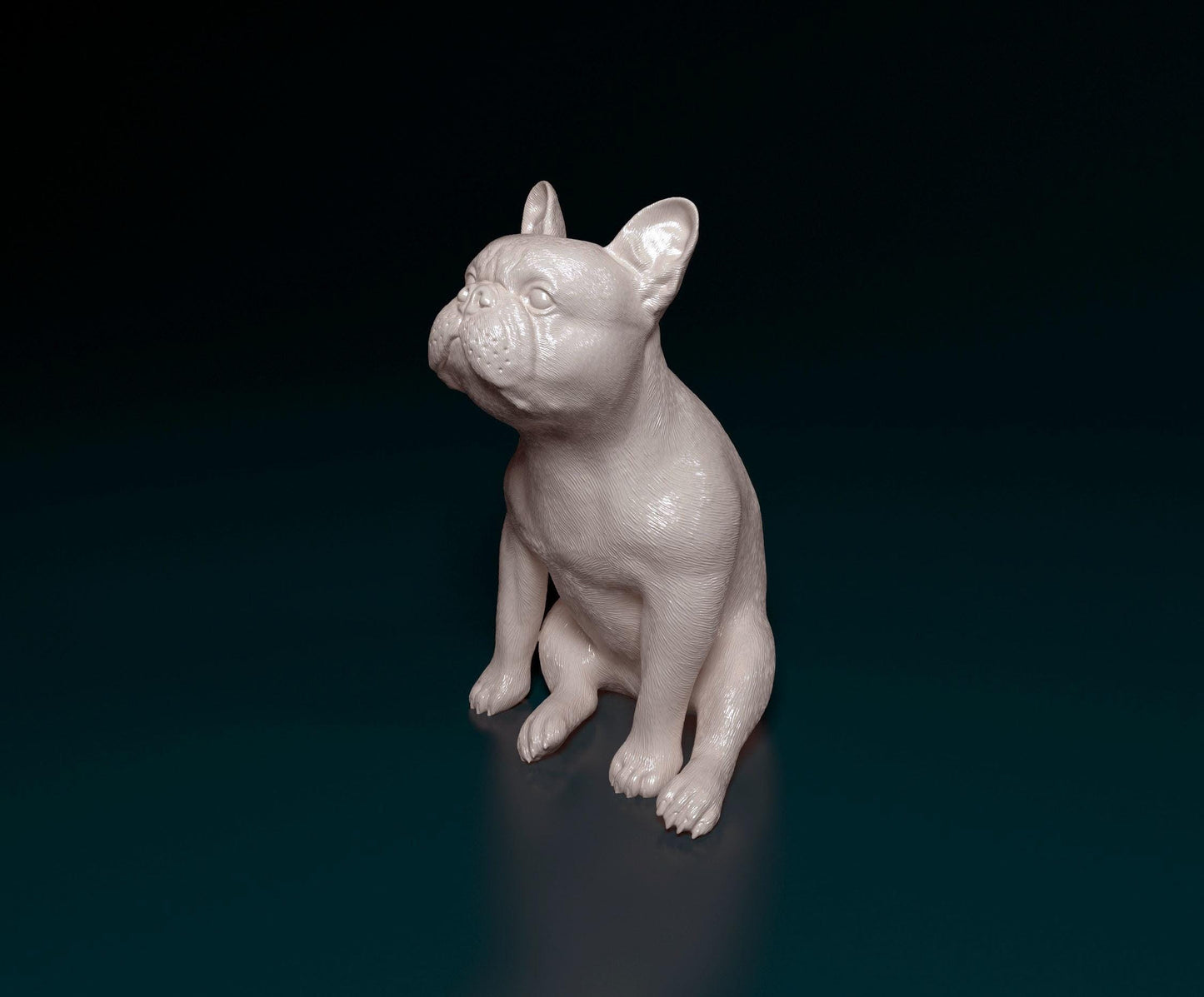 3D Printed French Bulldog  Figurine -