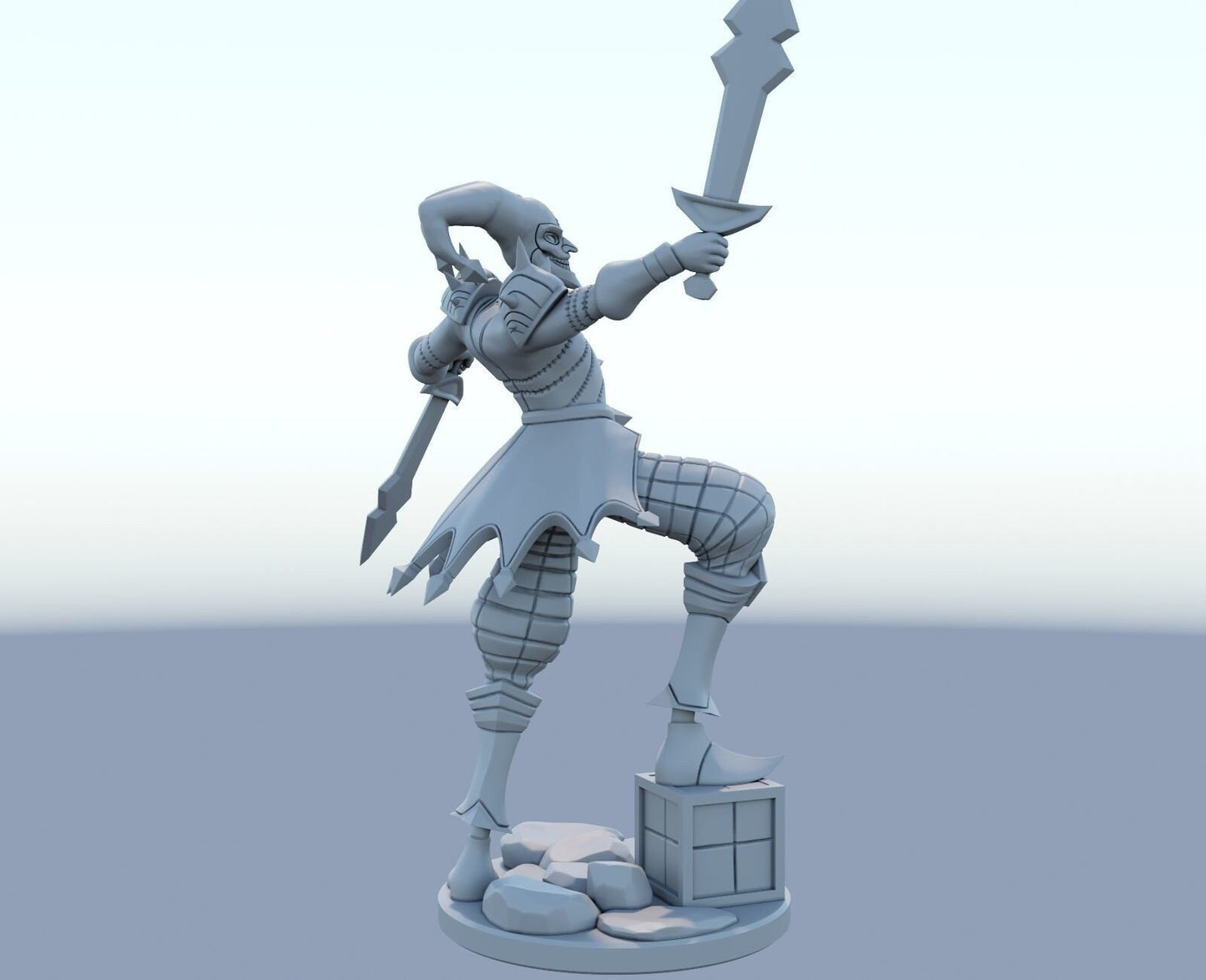 League of Legends  Shaco Figurine -  3D Printed Collectible for Your Gaming Heaven