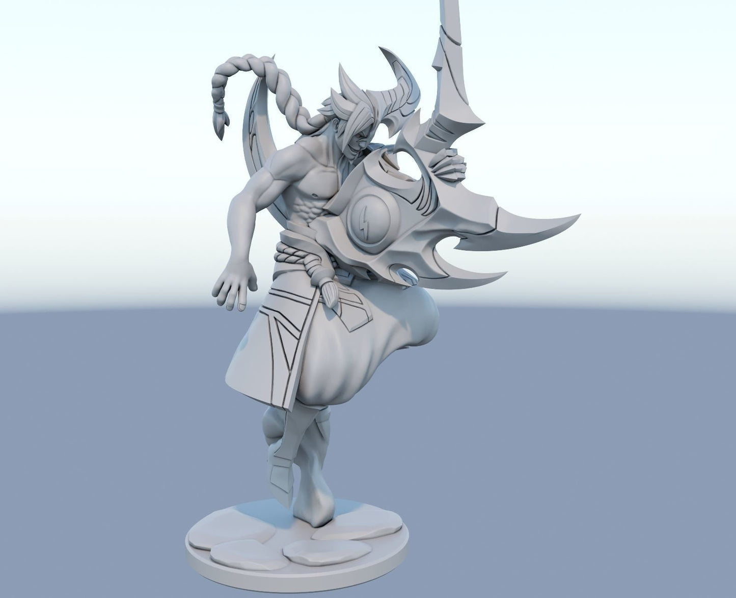 League of Legends  Kayn Figurine -  3D Printed Collectible for Your Gaming Heaven