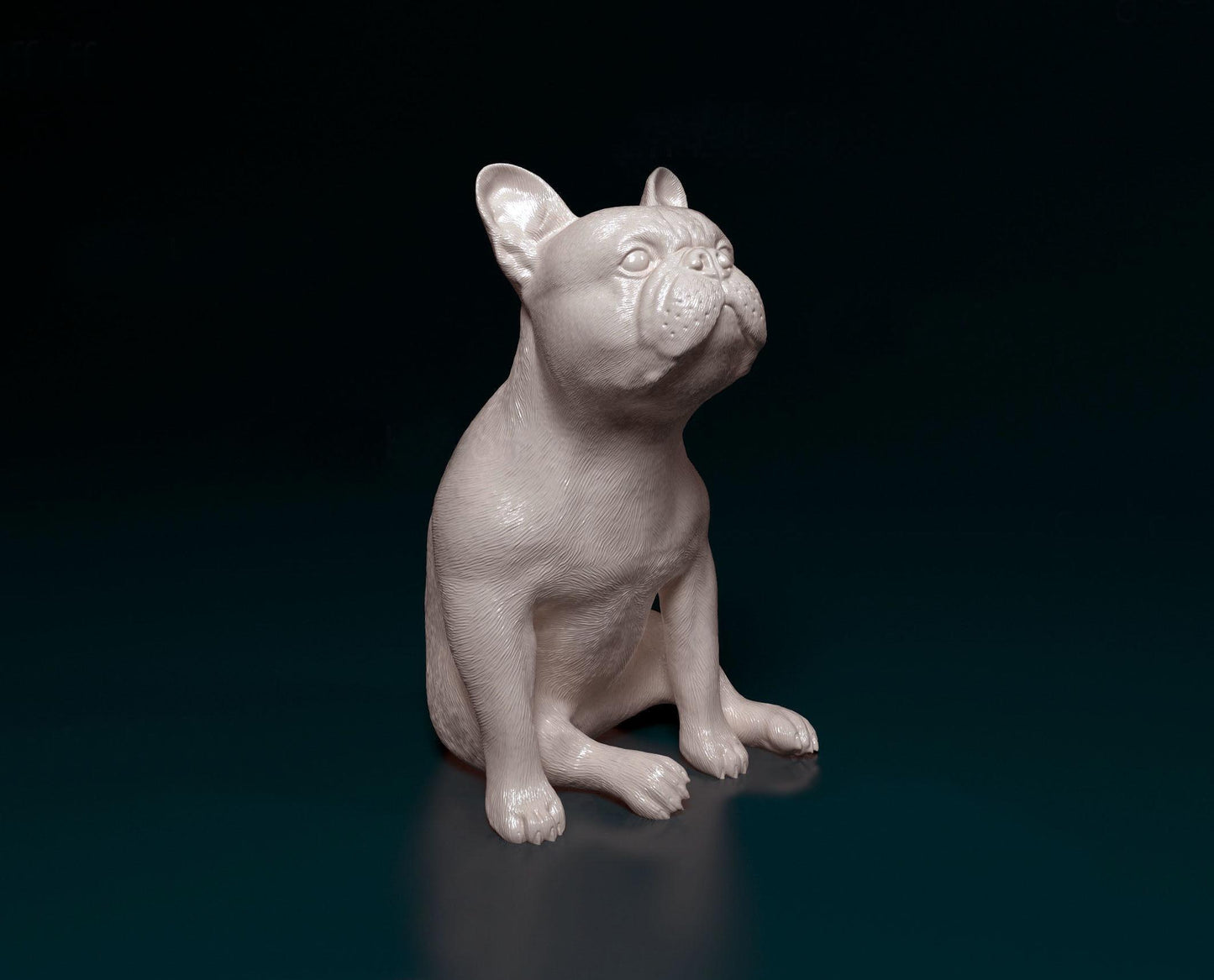 3D Printed French Bulldog  Figurine -