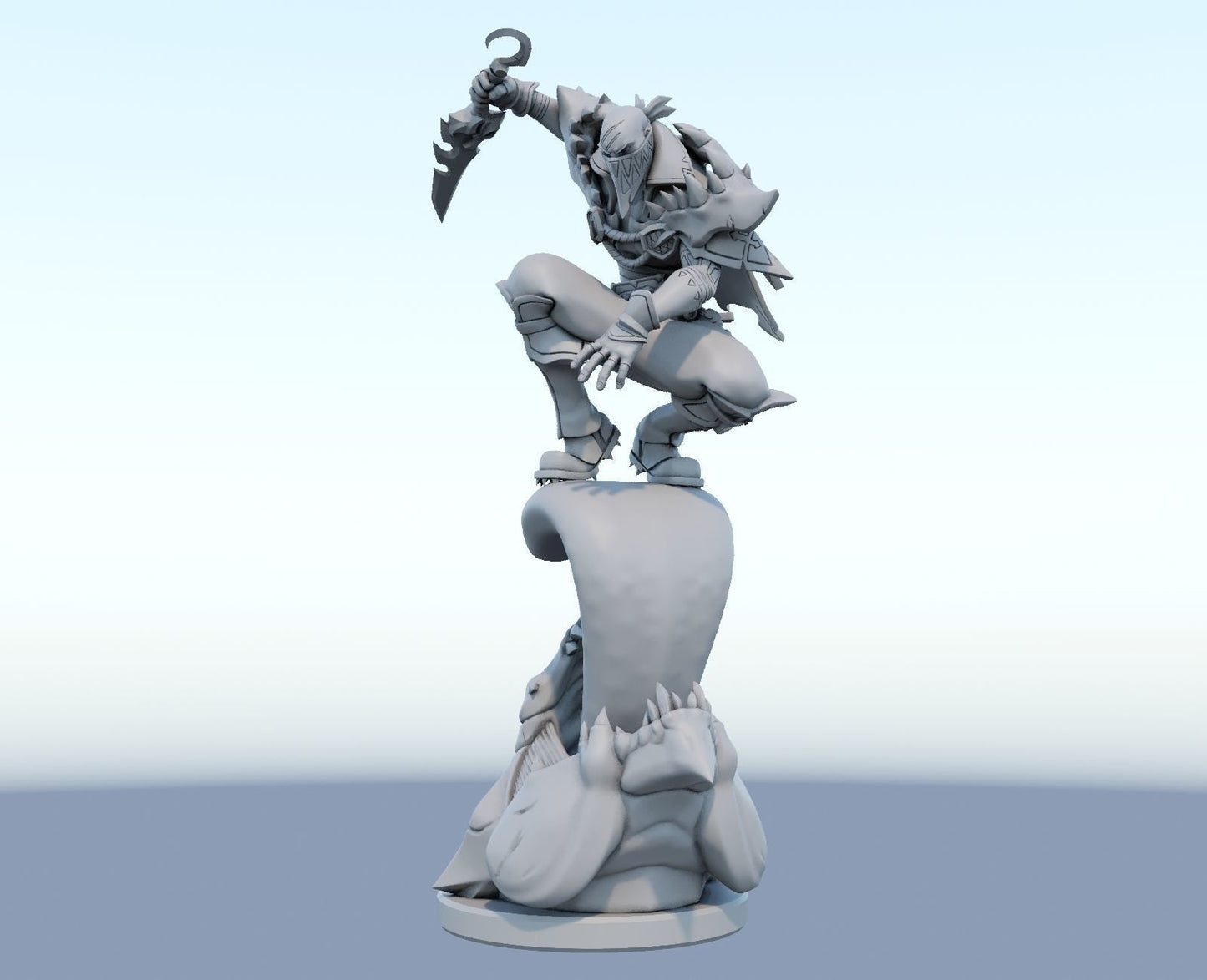 League of Legends Pyke Figurine -  3D Printed Collectible for Your Gaming Haven