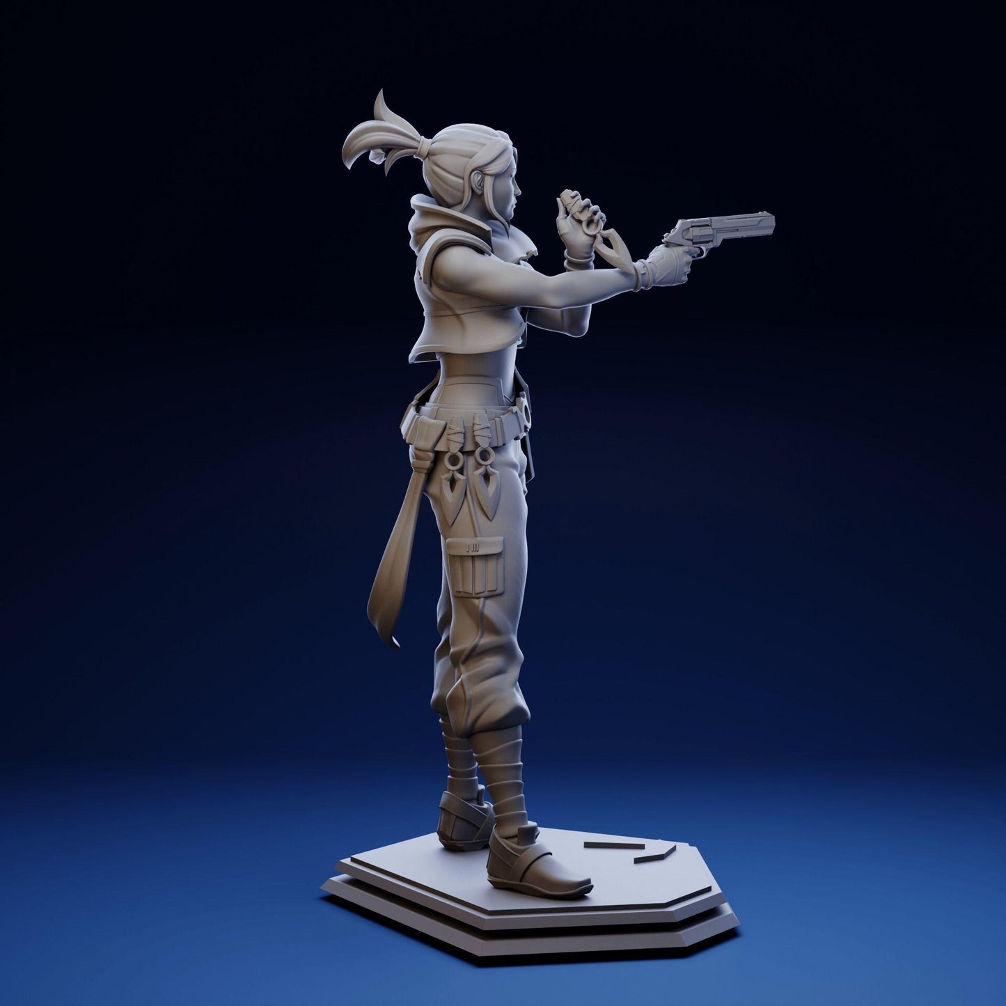Valorant Jett Figurine  -  3D Printed Collectible for Your Gaming Heaven