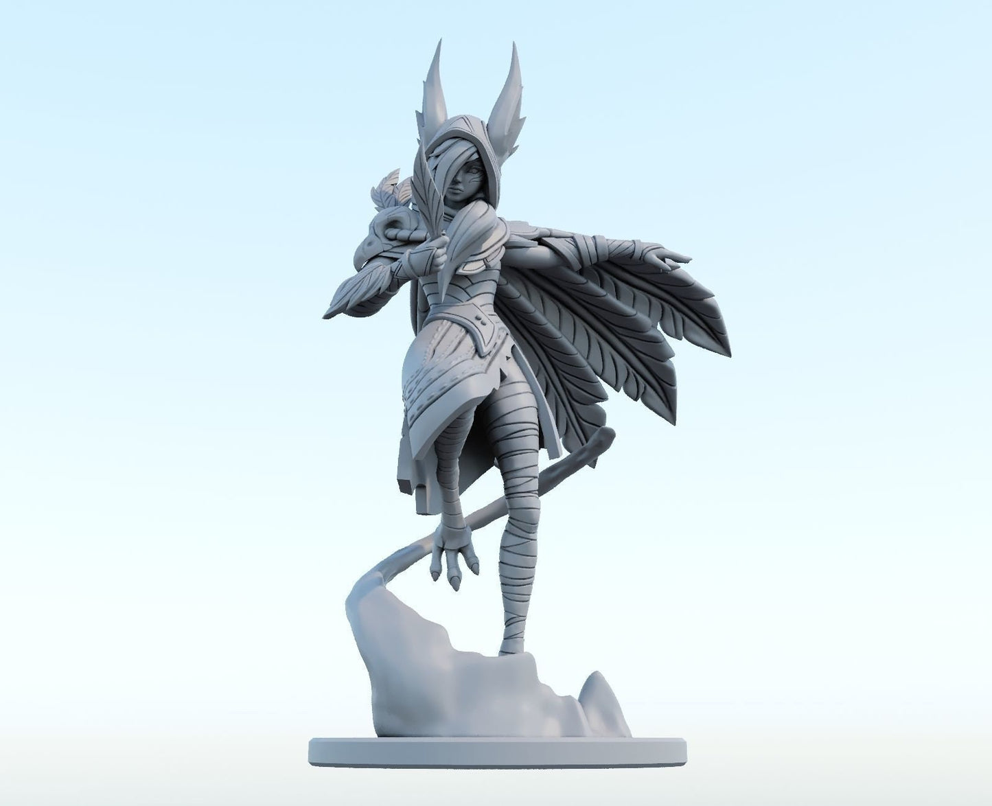 League of Legends Xayah Figurine -  3D Printed Collectible for Your Gaming Heaven