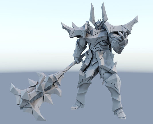 League of Legends Mordekaiser Figurine -  3D Printed Collectible for Your Gaming Heaven