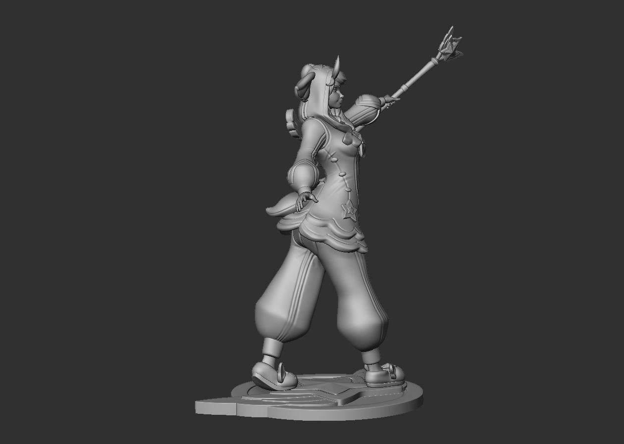 League of Legends  Pajama Star Guardian Lux Figurine -  3D Printed Collectible for Your Gaming Heaven