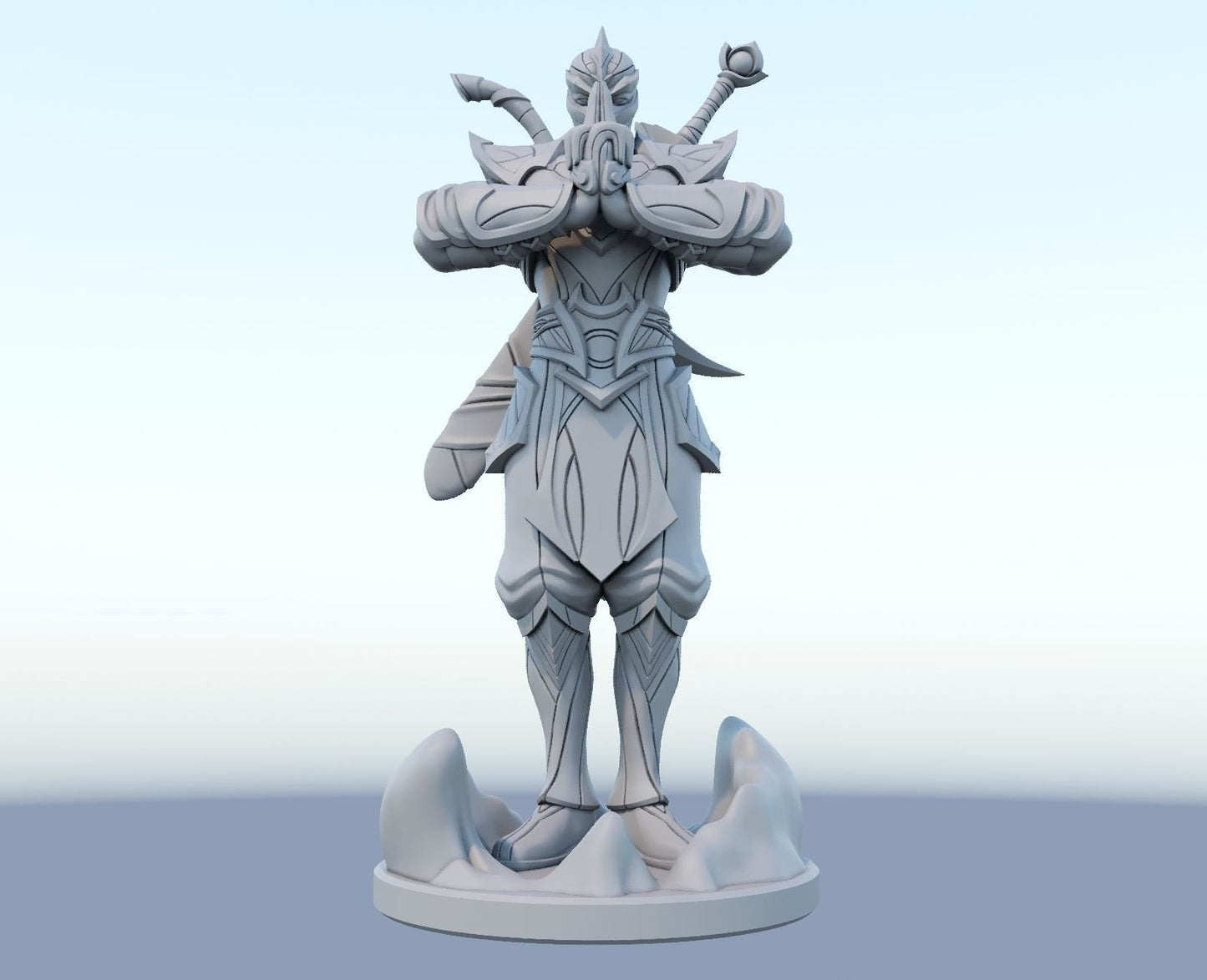 League of Legends Shen Figurine -  3D Printed Collectible for Your Gaming Heaven