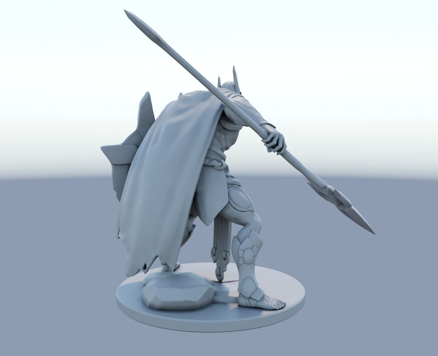 League of Legends Pantheon Figurine -  3D Printed Collectible for Your Gaming Heaven