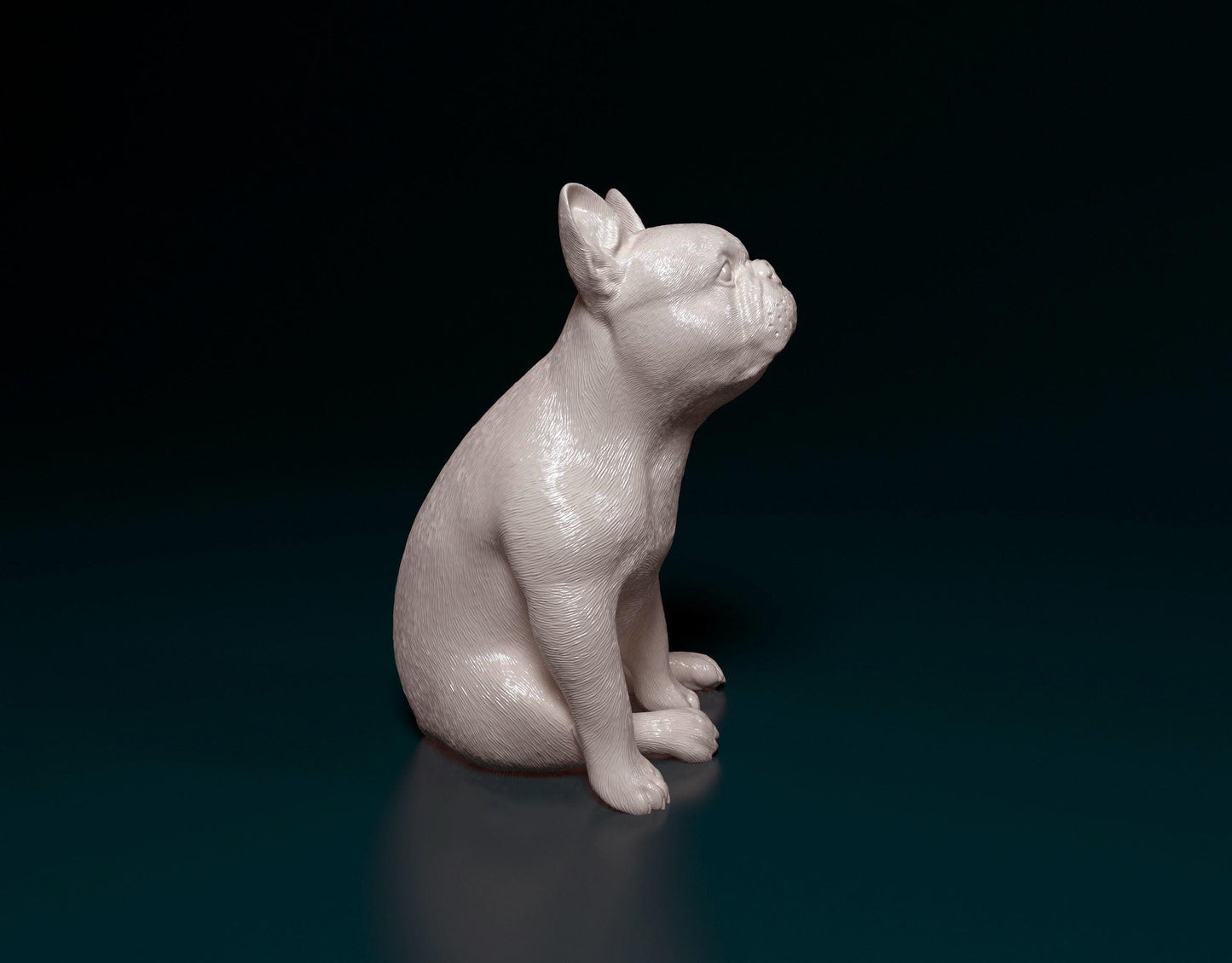 3D Printed French Bulldog  Figurine -