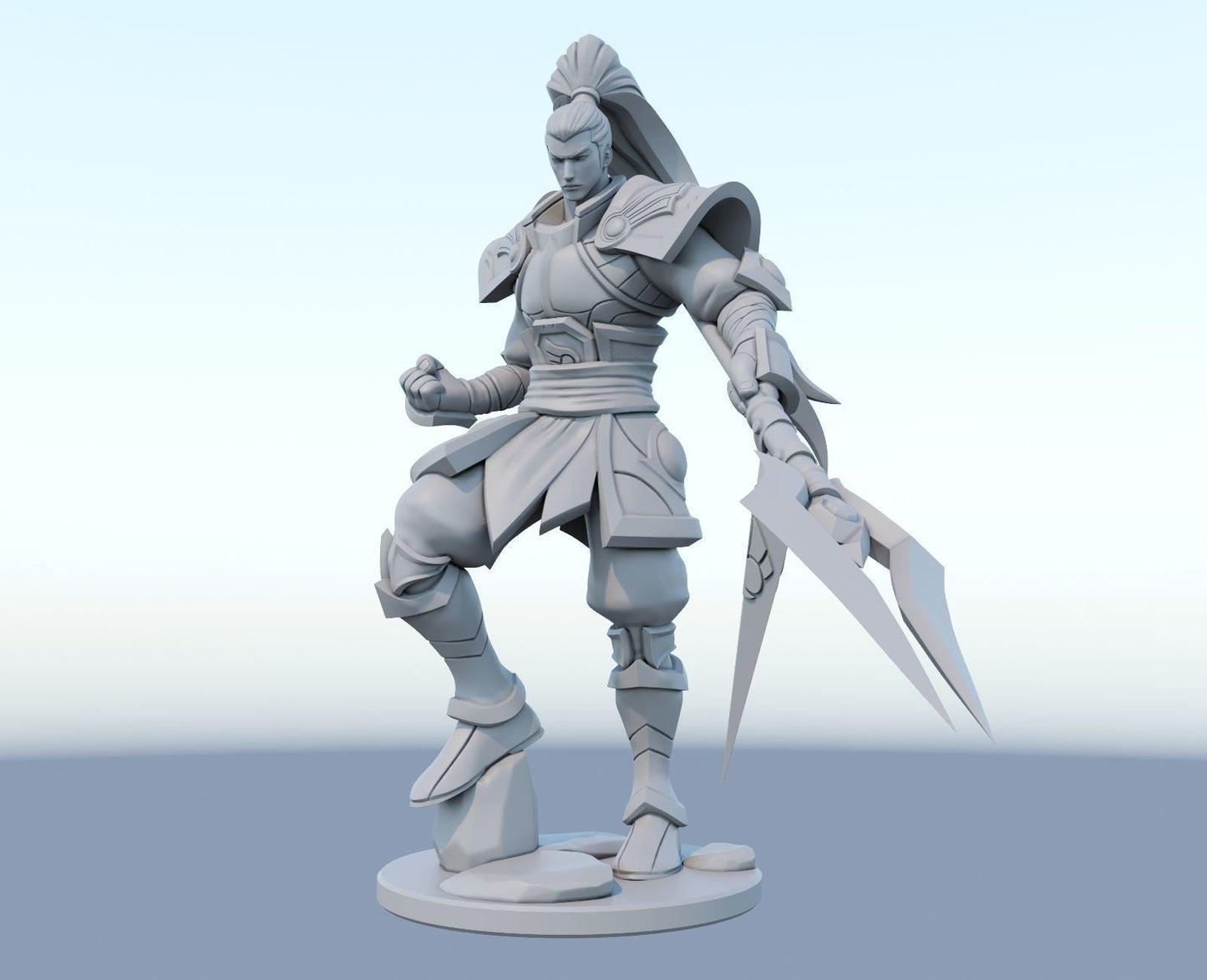 League of Legends  Xin zhao  Figurine -  3D Printed Collectible for Your Gaming Heaven