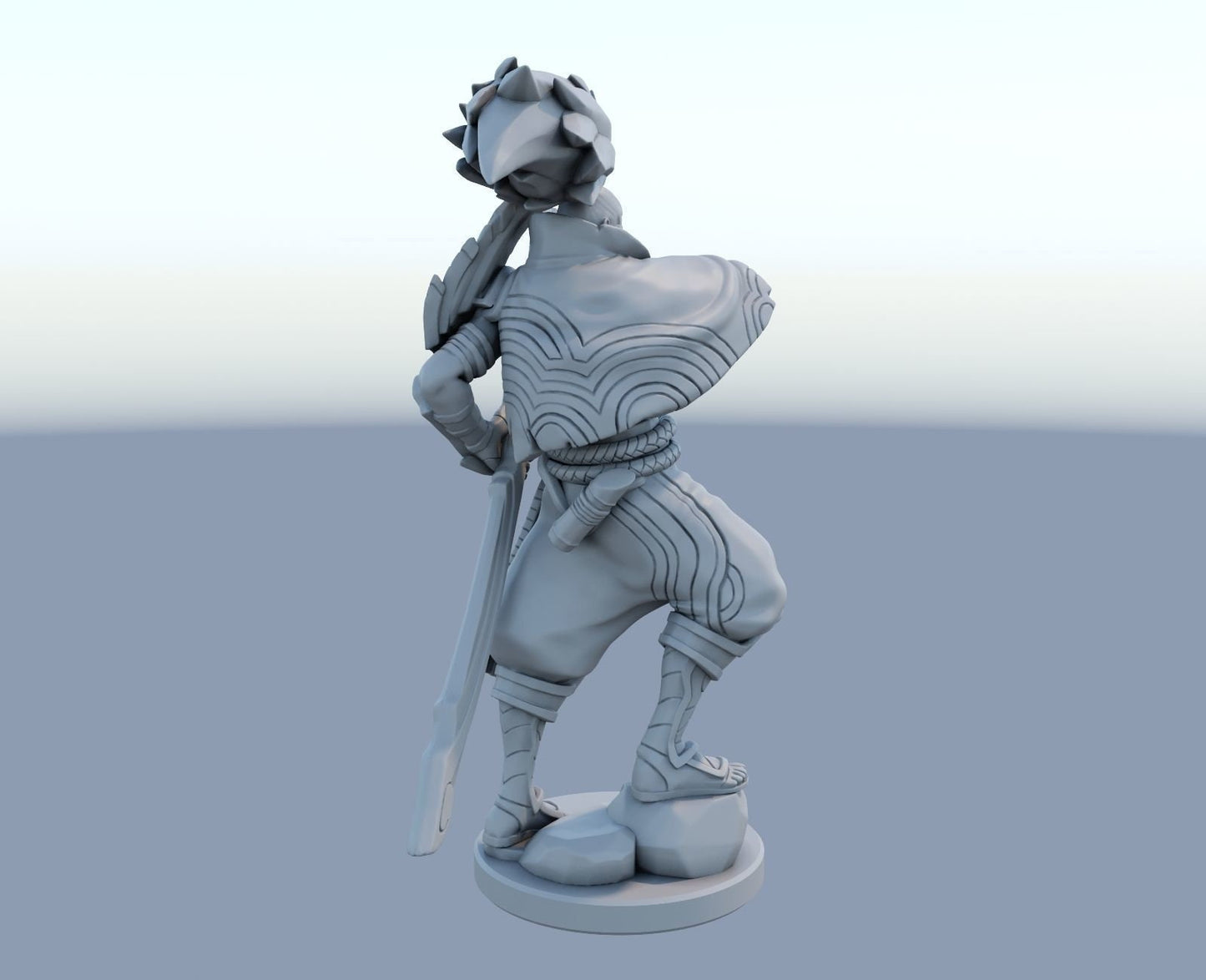 League of Legends  Yasuo Figurine -  3D Printed Collectible for Your Gaming Heaven