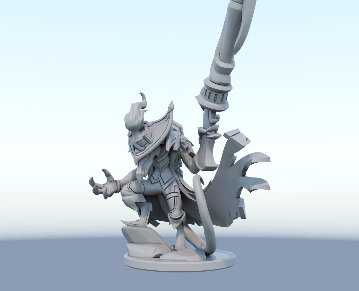 League of Legends  Twitch Hing noon Figurine -  3D Printed Collectible for Your Gaming Heaven