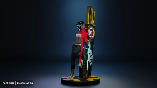 True Damage Senna 3D Print | League of Legends Fan Art Figurine | Stylish LoL Collectible Model | Gamer Gift | Free Shipping