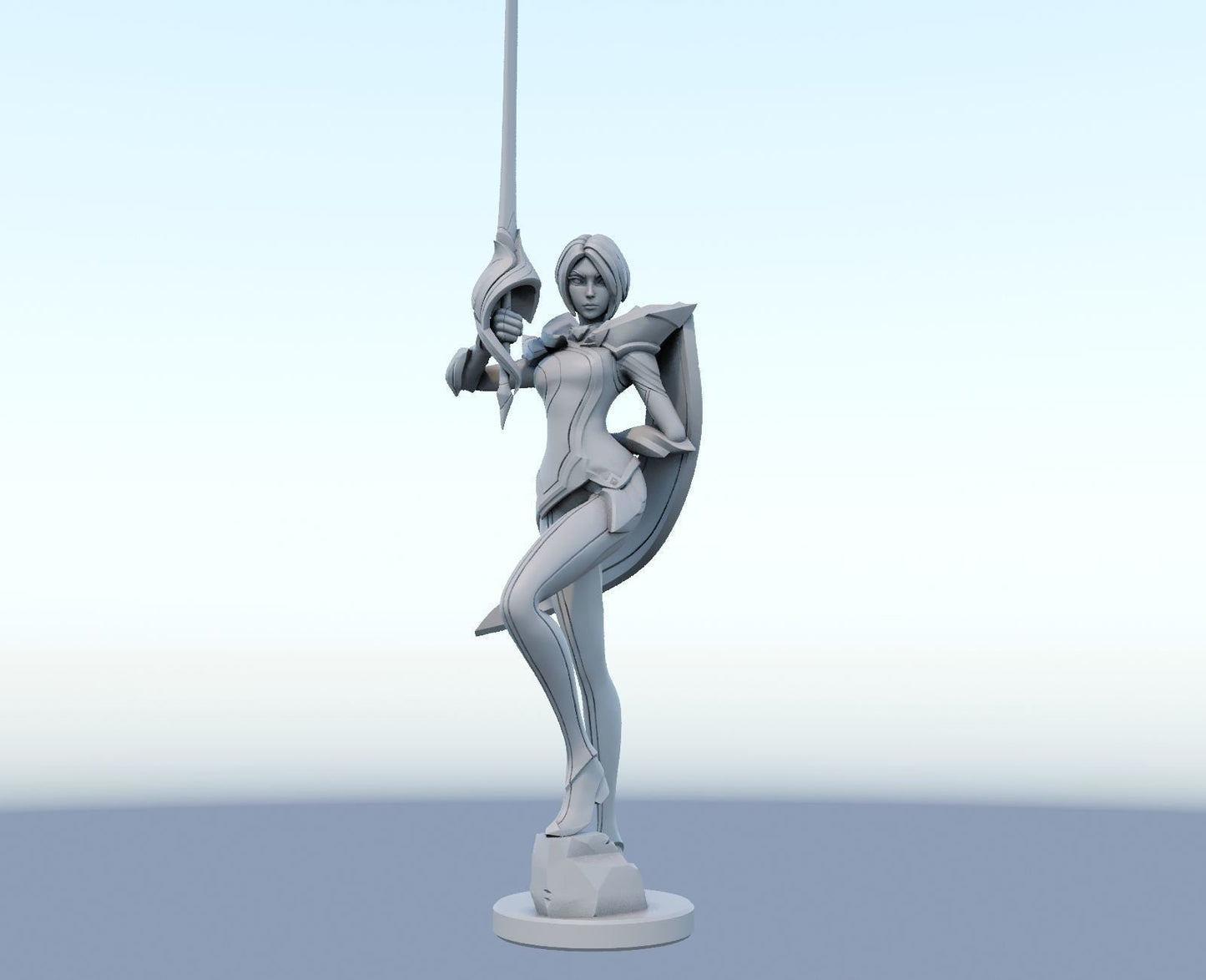 League of Legends Fioara Figurine -  3D Printed Collectible for Your Gaming Heaven