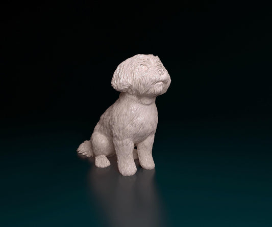 Maltese dog   Figurine - 3D Printed