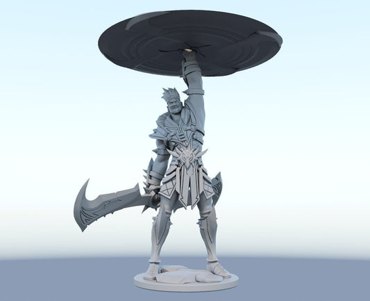 Draven – League of Legends Inspired 3D Printed Figurine – Gaming Collectible for True Champions