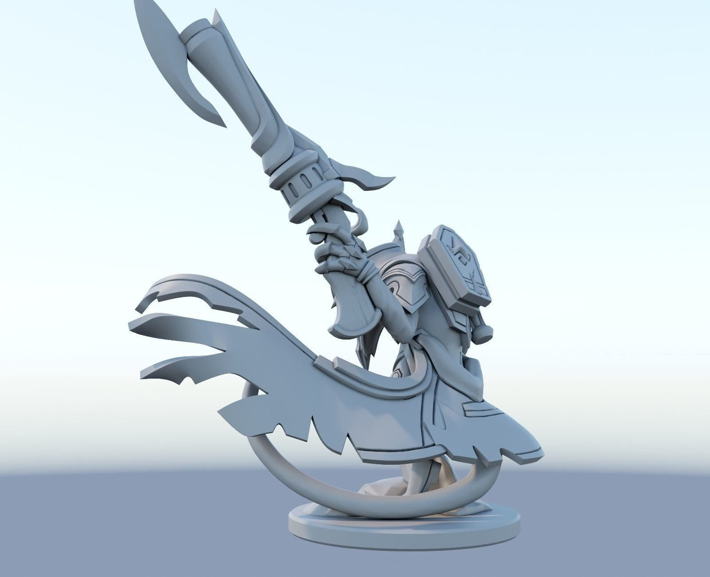 League of Legends  Twitch Hing noon Figurine -  3D Printed Collectible for Your Gaming Heaven