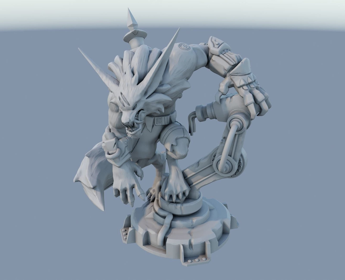 League of Legends Warwick Figurine -  3D Printed Collectible for Your Gaming Heaven
