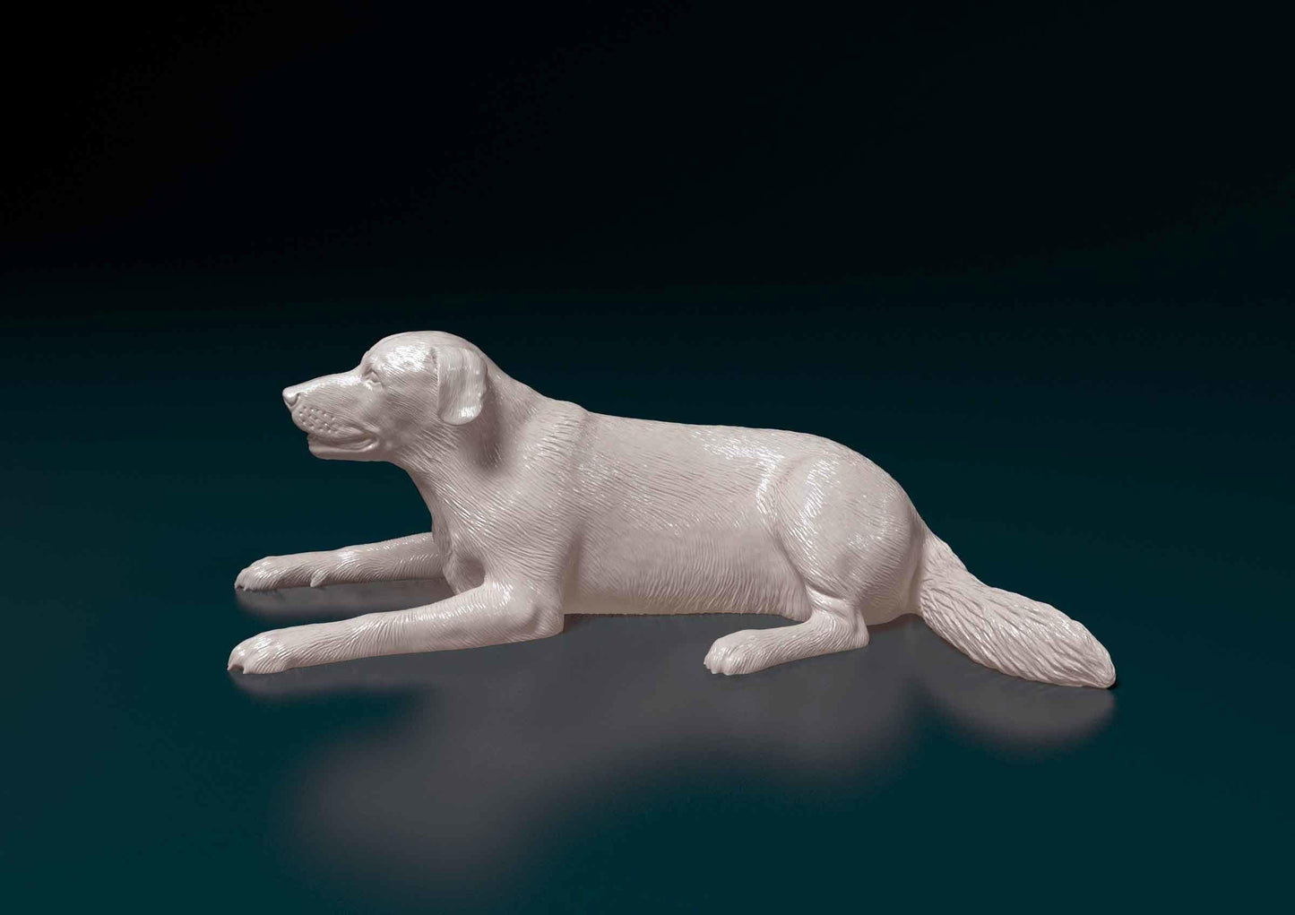 3D Printed Labrador Dog Figurine -