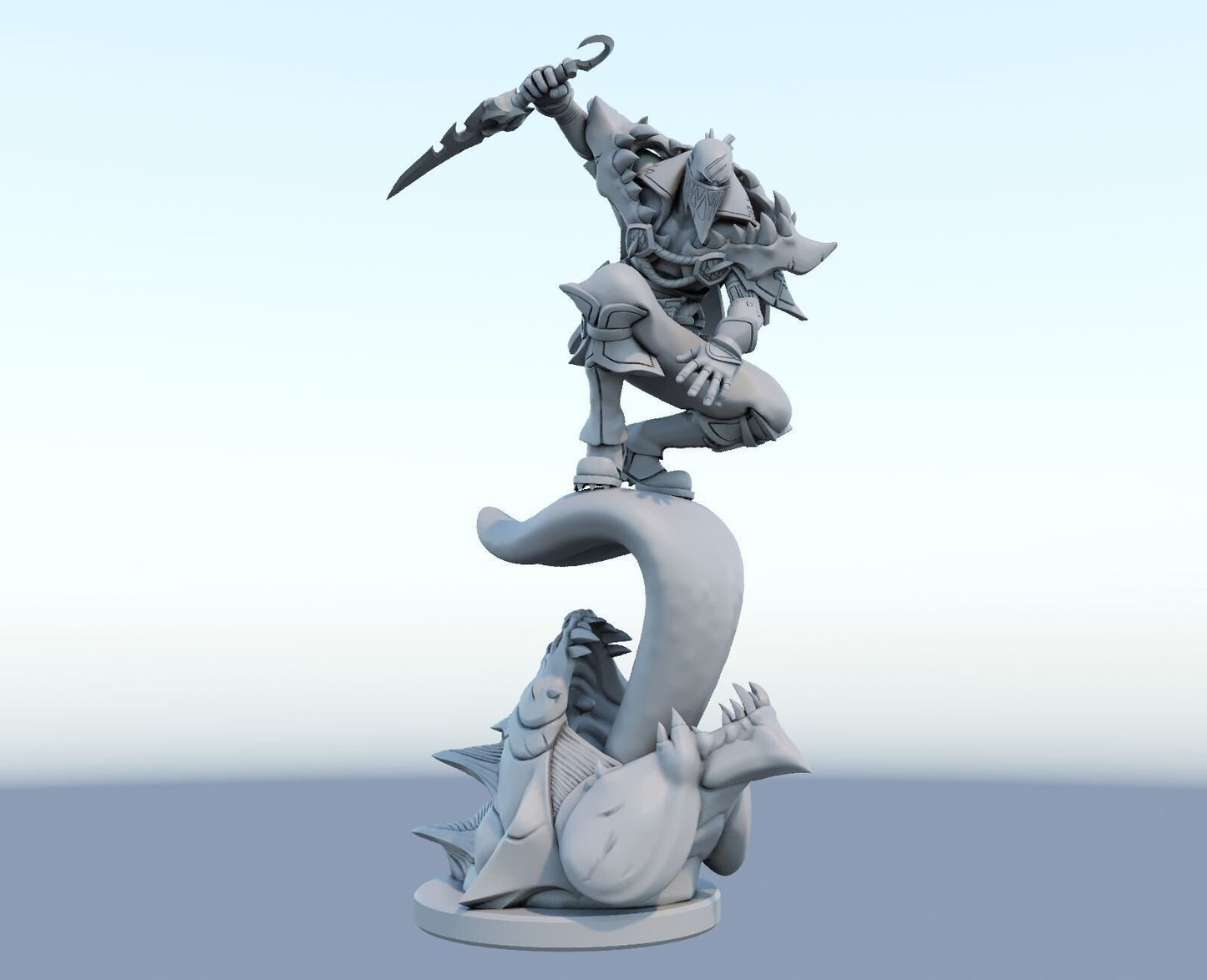 League of Legends Pyke Figurine -  3D Printed Collectible for Your Gaming Haven