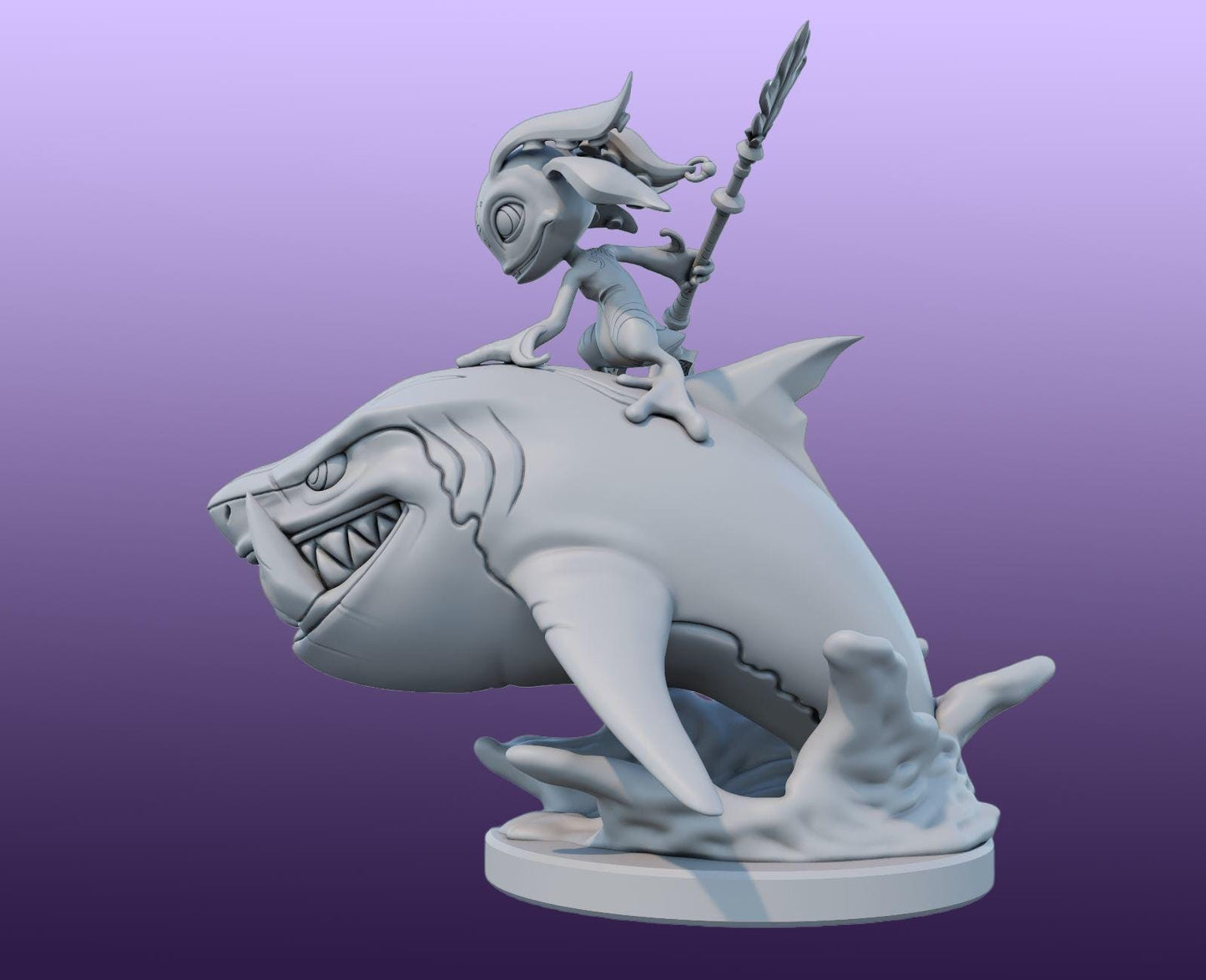 League of Legends Fizz Figurine -  3D Printed Collectible for Your Gaming Heaven