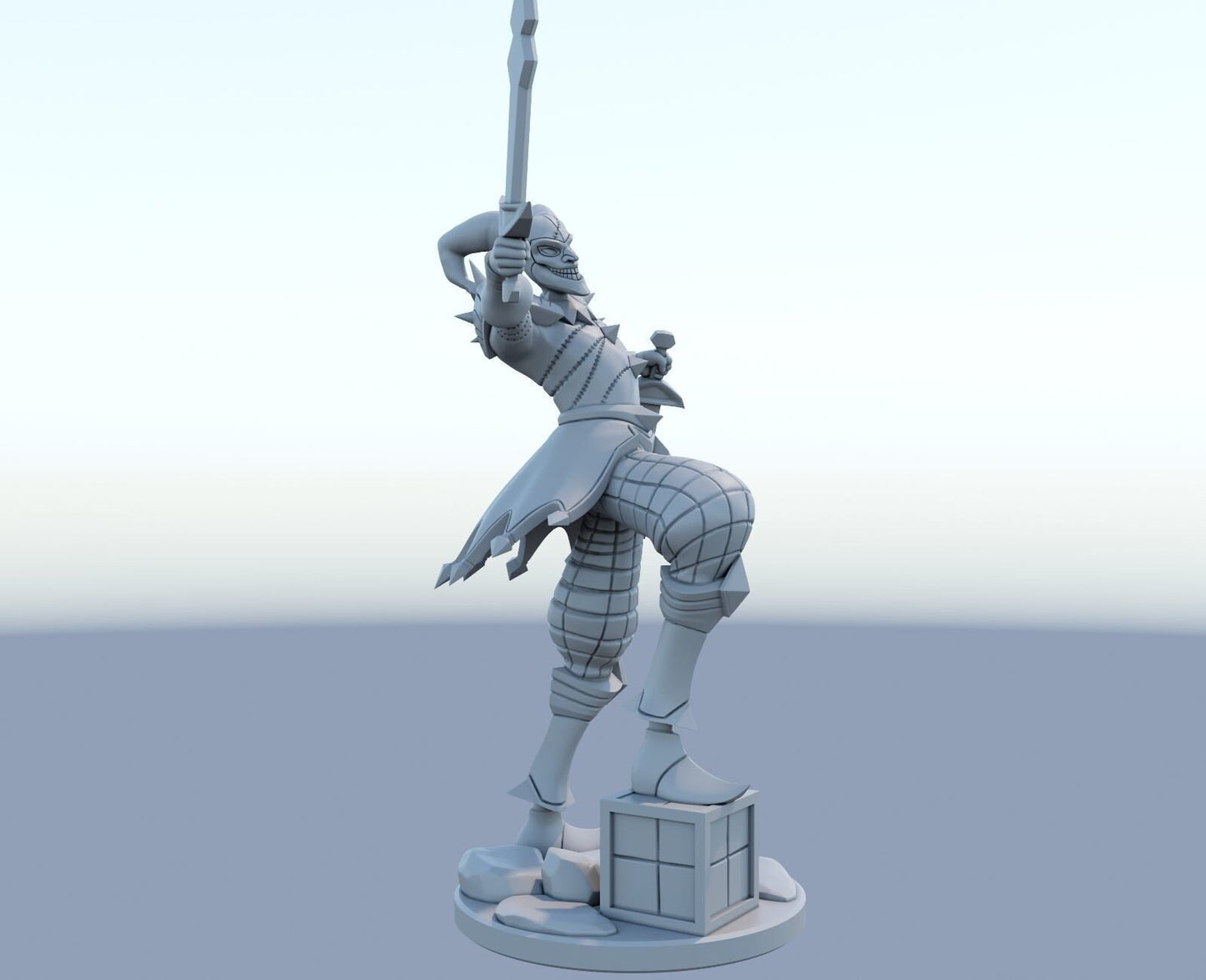 League of Legends  Shaco Figurine -  3D Printed Collectible for Your Gaming Heaven