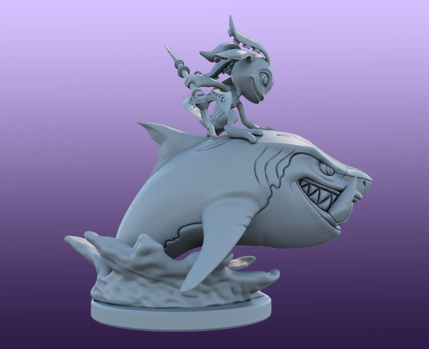 League of Legends Fizz Figurine -  3D Printed Collectible for Your Gaming Heaven