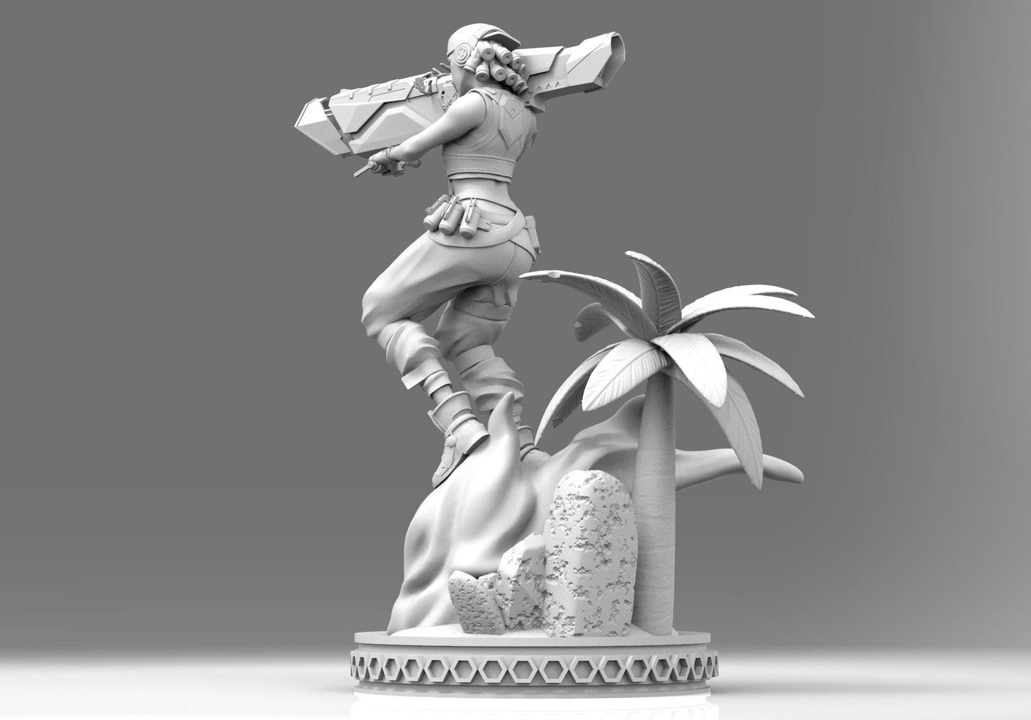 Valorant Raze Figurine  -  3D Printed Collectible for Your Gaming Heaven
