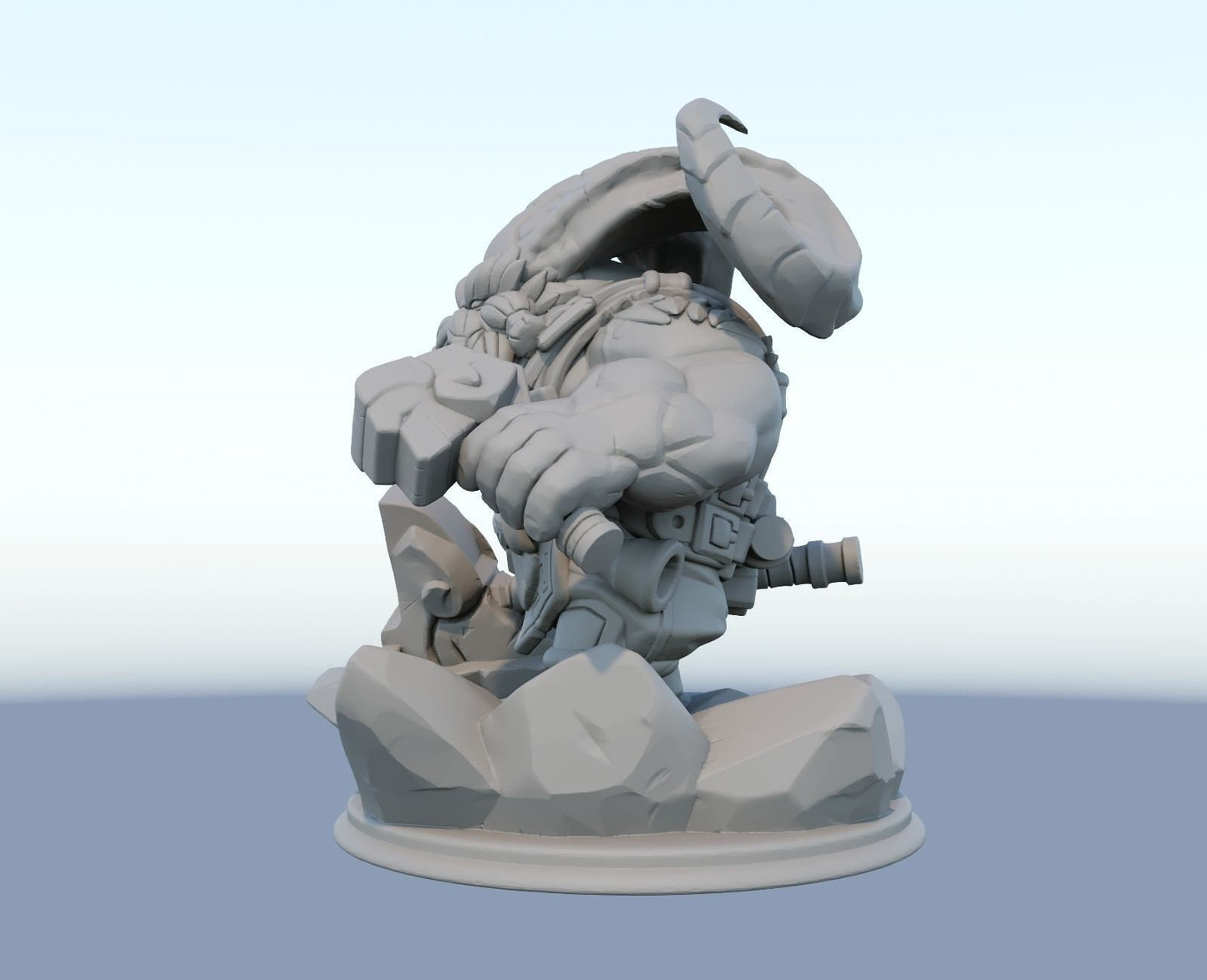 League of Legends Ornn Figurine -  3D Printed Collectible for Your Gaming Heaven