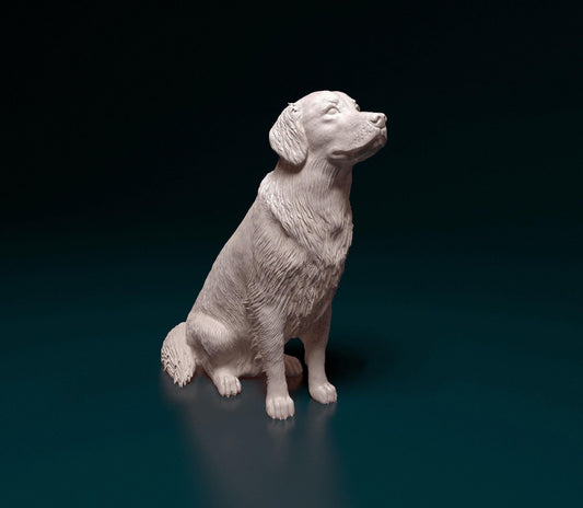 Golden Retriever Dog  Figurine - 3D Printed