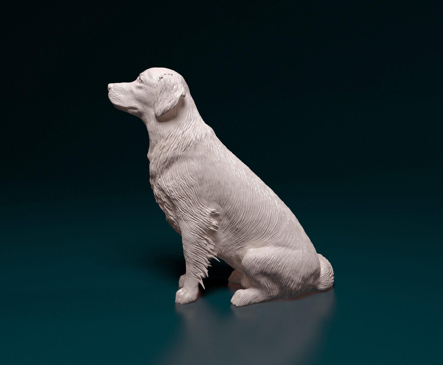 Golden Retriever Dog  Figurine - 3D Printed