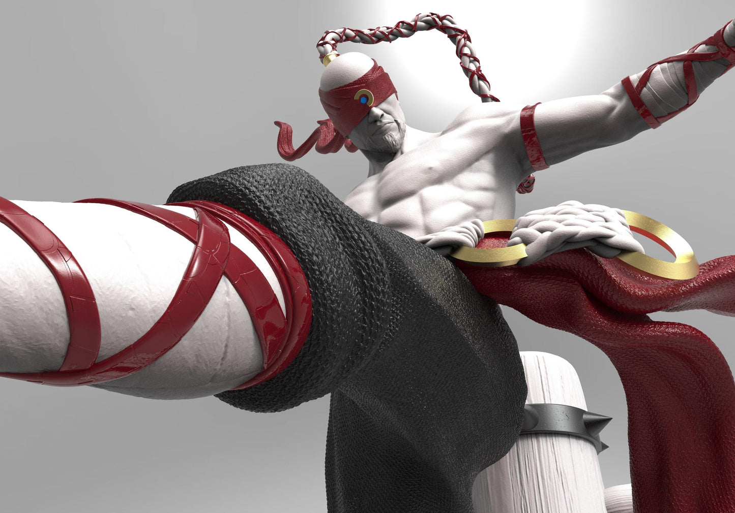 League of Legends Lee Sin-Inspired 3D Printed Figurine – Dynamic Display Piece for Gamers & Collectors