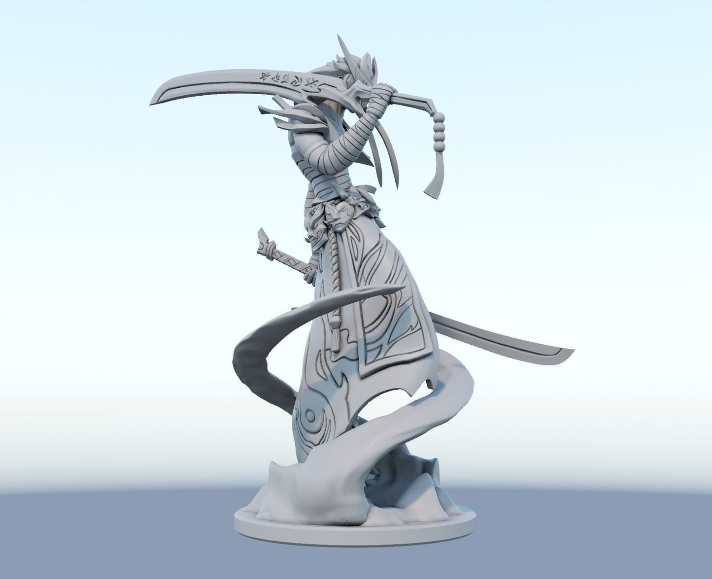 League of Legends  Yone Figurine -  3D Printed Collectible for Your Gaming Heaven