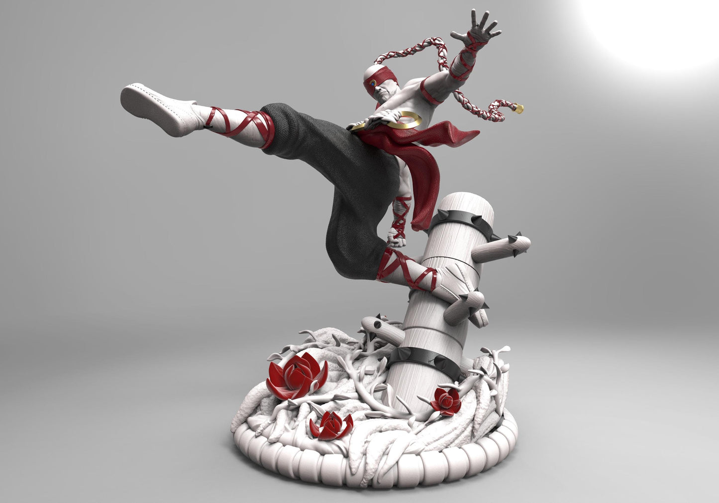 League of Legends Lee Sin-Inspired 3D Printed Figurine – Dynamic Display Piece for Gamers & Collectors