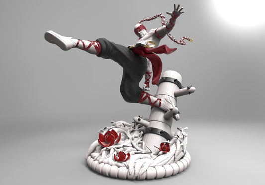 League of Legends Lee Sin-Inspired 3D Printed Figurine – Dynamic Display Piece for Gamers & Collectors