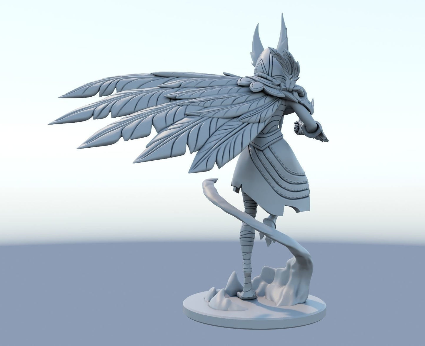 League of Legends Xayah Figurine -  3D Printed Collectible for Your Gaming Heaven