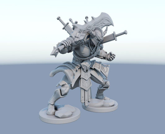 League of Legends Tryndamere Figure | 3D Printed Barbarian Model | Gaming Desk Decor | Gamer Gift | Collectible Statue