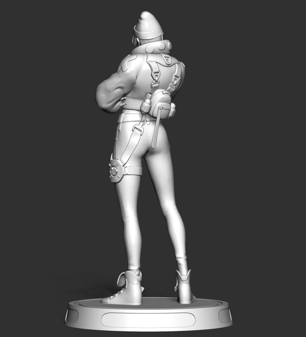 Valorant Killjoy Figurine with Platform -  3D Printed Collectible for Your Gaming Heaven