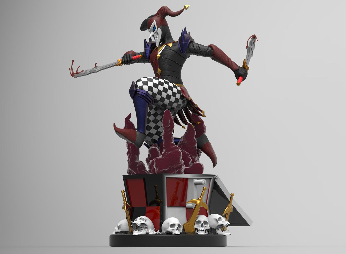 League of Legends  Shaco -  3D Printed Collectible for Your Gaming Heaven